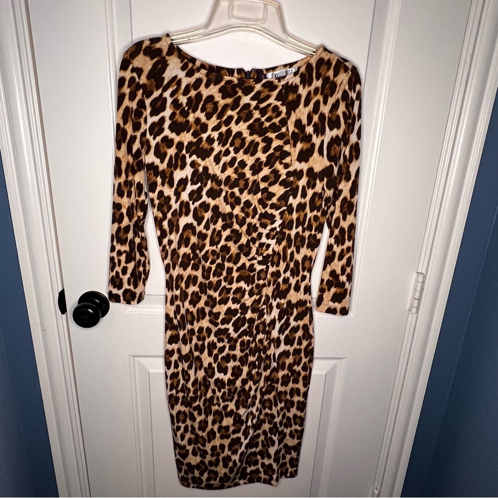 Leopard Print Jennifer Lopez Dress
